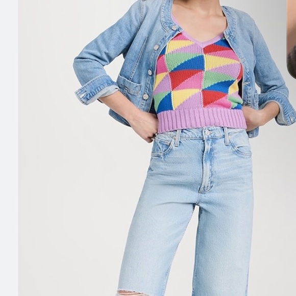 MOTHER Multicolor The Band Wagon Sweater Tank - Picture 7 of 8